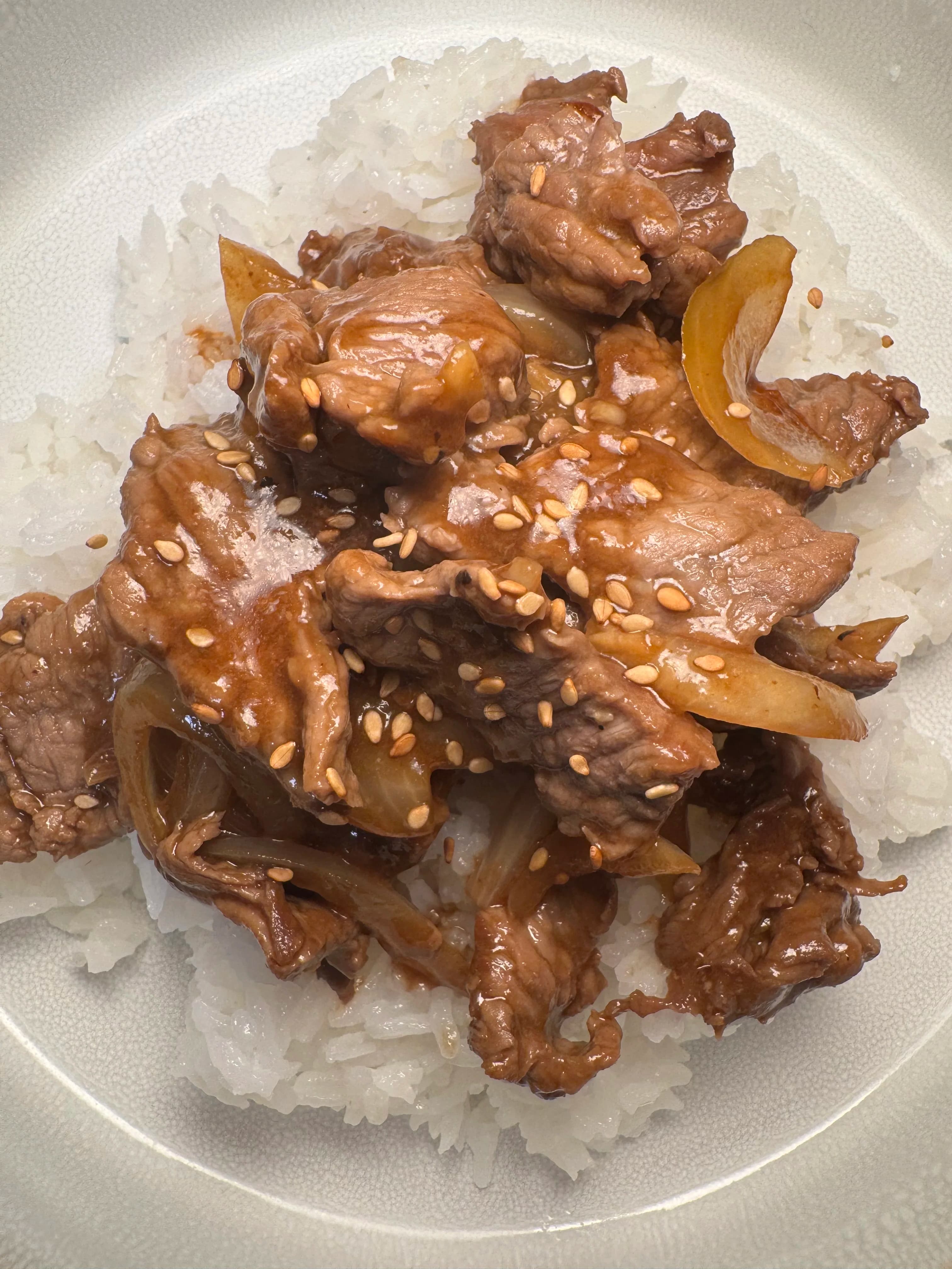 Beef and Onion Stir-Fry