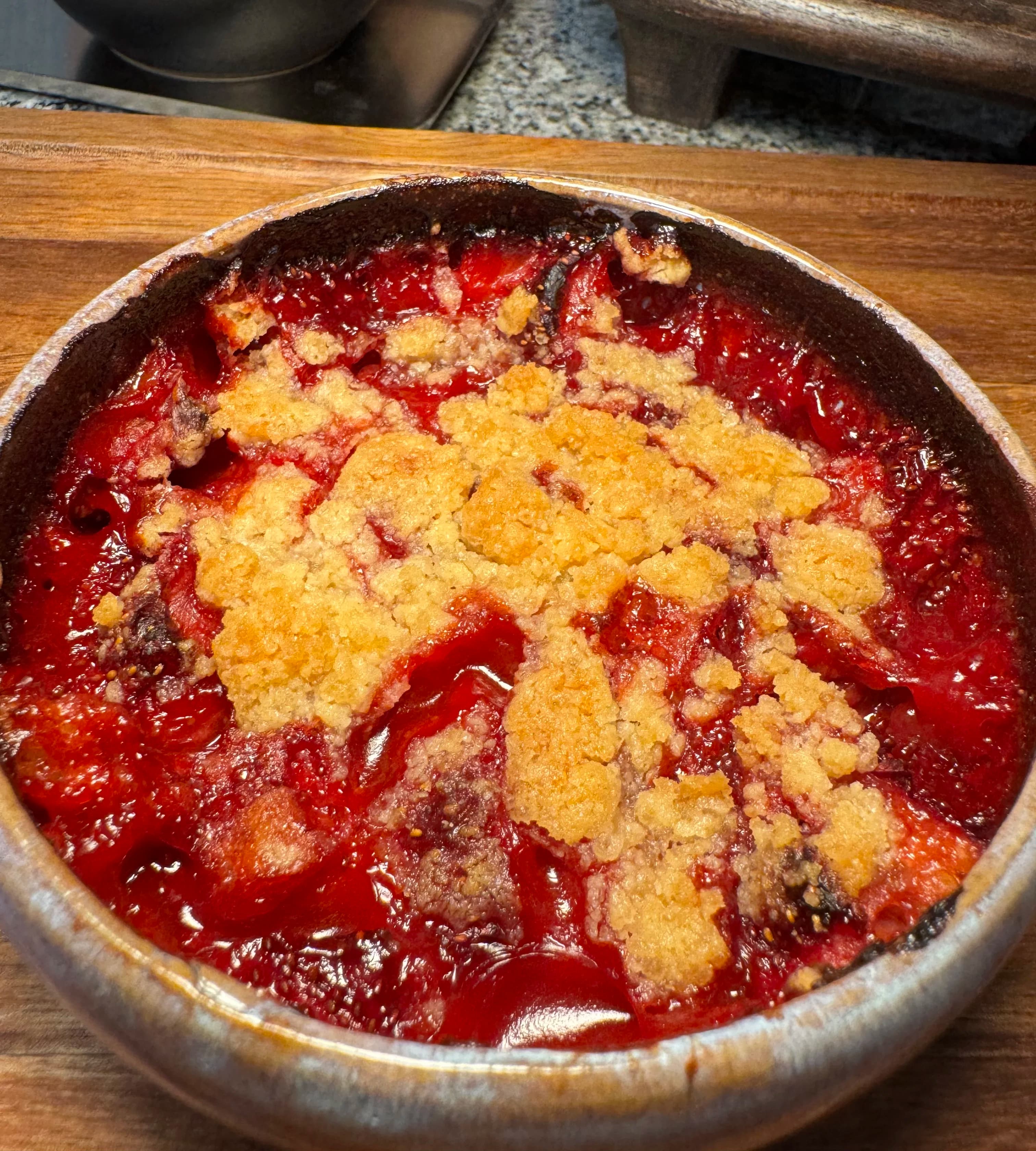 Strawberry Crumble