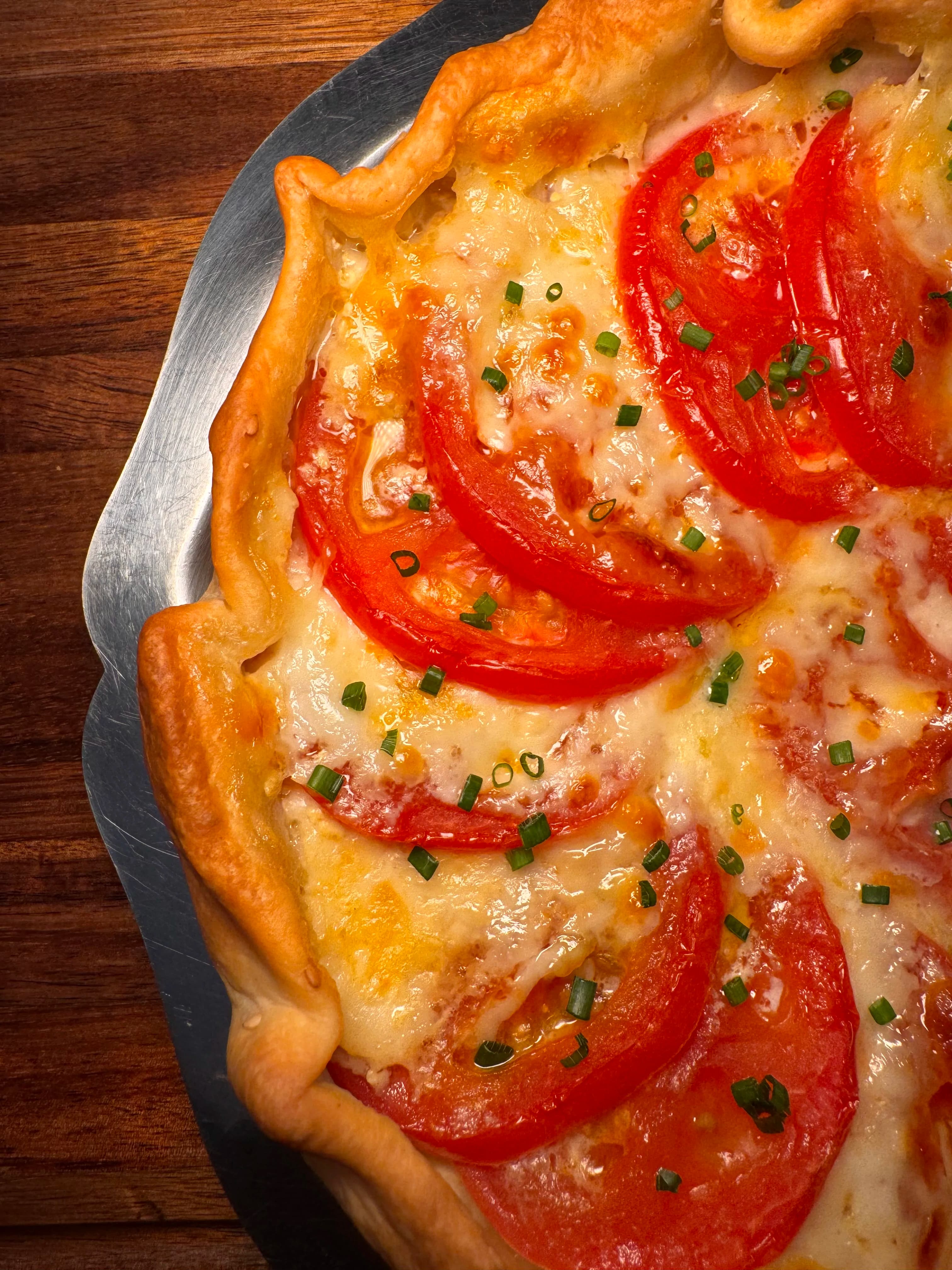 Tarta de Tomate, Mozzarella y Mostaza
