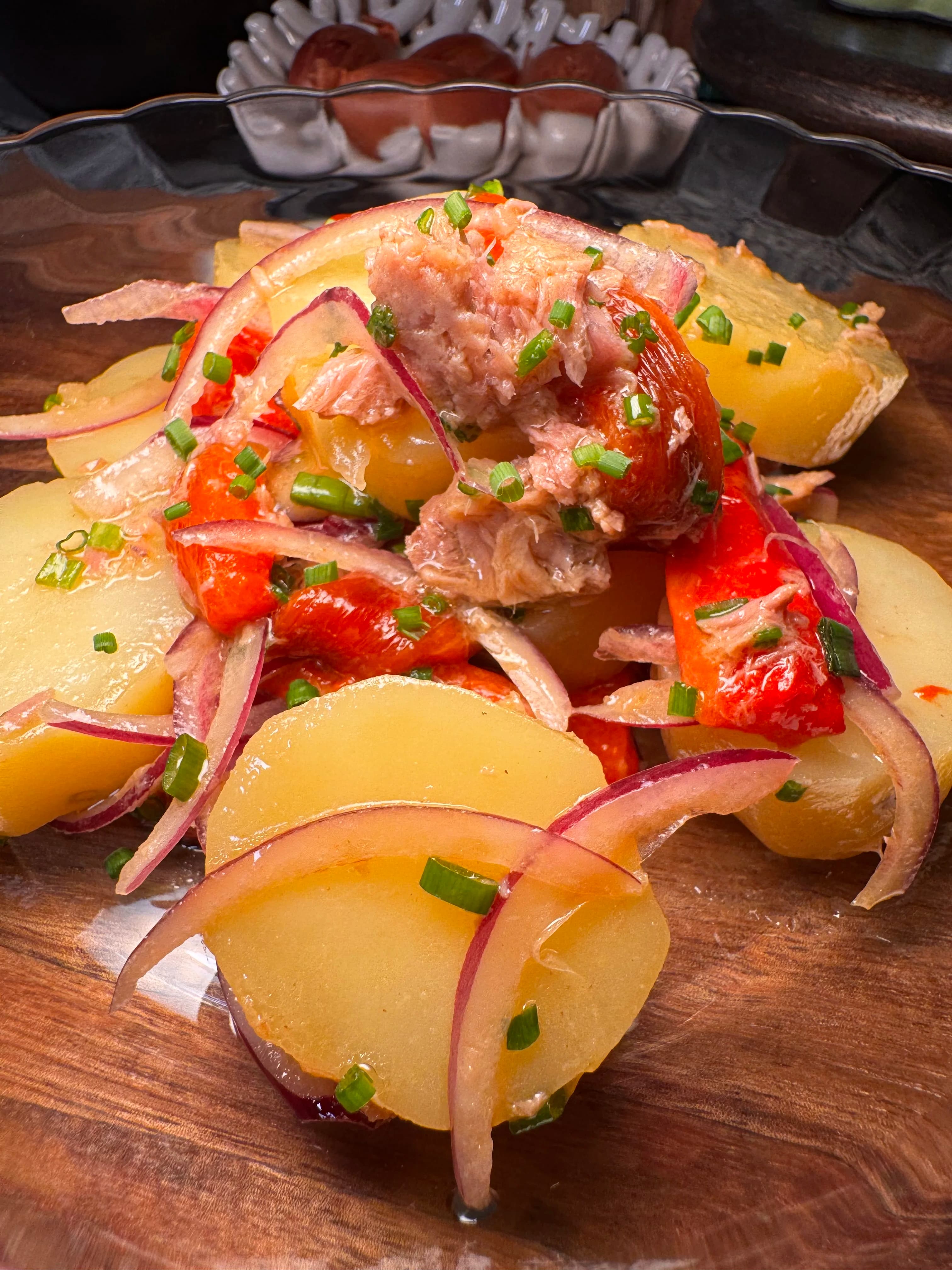 Ensalada de Patatas y Pimiento Asado